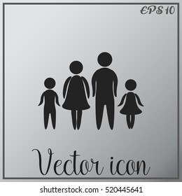 Family vector icon