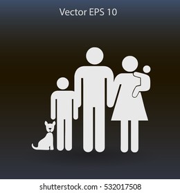 family vector icon