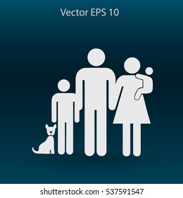 family vector icon