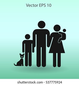 family vector icon