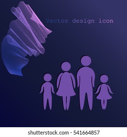 Family vector icon