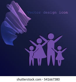 Family vector icon