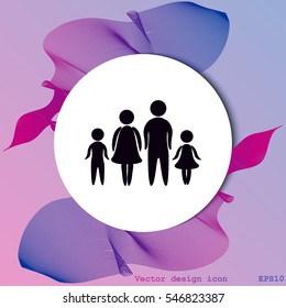 Family vector icon