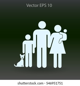 family vector icon