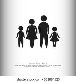 Family vector icon
