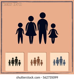 Family vector icon