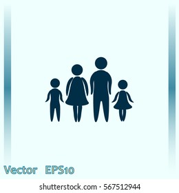 Family vector icon