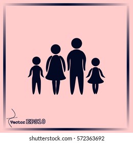 Family vector icon