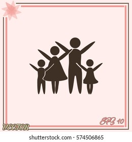 Family vector icon