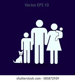 family vector icon