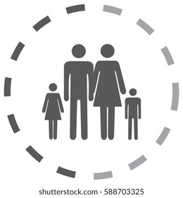 Family vector icon