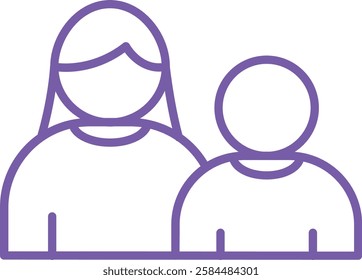 Family vector icon. Can be used for printing, mobile and web applications.