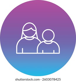 Family vector icon. Can be used for printing, mobile and web applications.