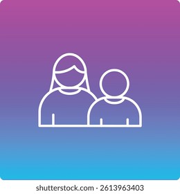 Family vector icon. Can be used for printing, mobile and web applications.