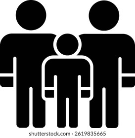 Family vector icon. Can be used for printing, mobile and web applications.