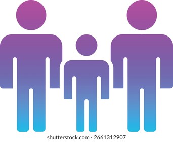 Family vector icon. Can be used for printing, mobile and web applications.