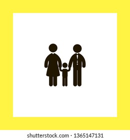 family vector icon. flat design