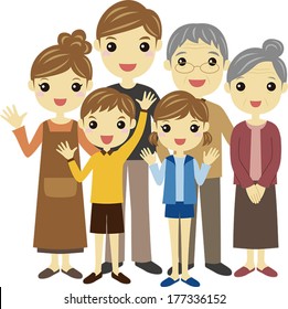 A family /vector illustration