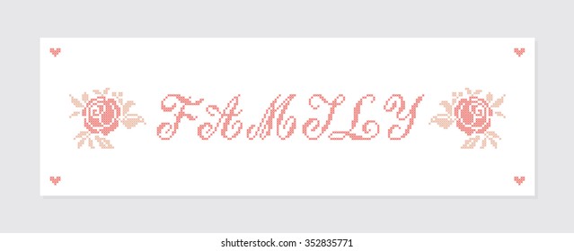 Family. Vector illustration.