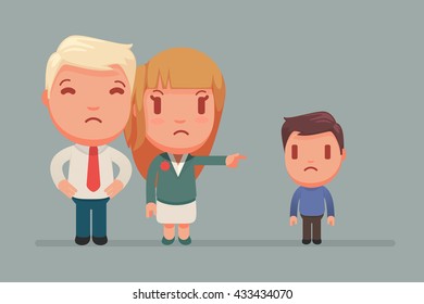 Family vector illustration