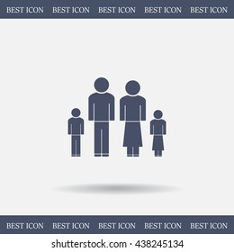 family, vector illustration