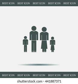 family, vector illustration