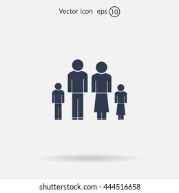 family, vector illustration