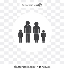 family, vector illustration
