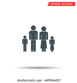 family, vector illustration