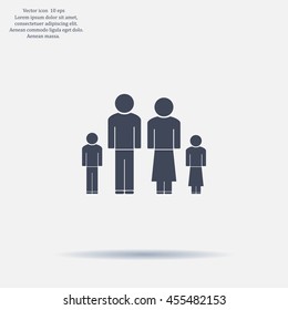 family, vector illustration