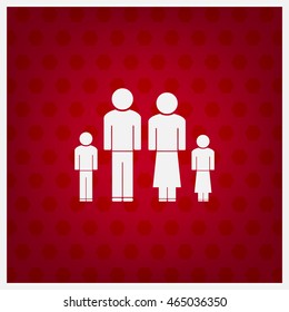 family, vector illustration