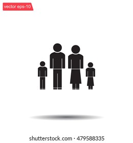 family, vector illustration