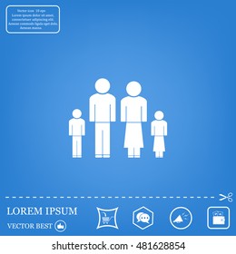 family, vector illustration