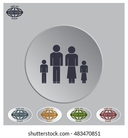 family, vector illustration