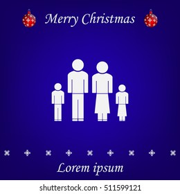 family, vector illustration