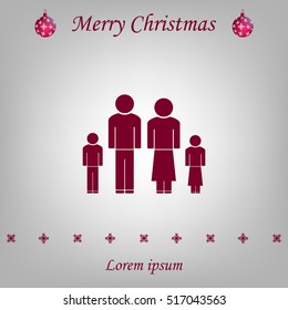 family, vector illustration