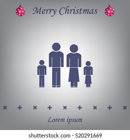 family, vector illustration