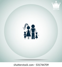 Family  vector illustration.