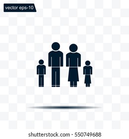 family, vector illustration