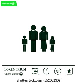 family, vector illustration