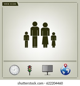 family, vector illustration