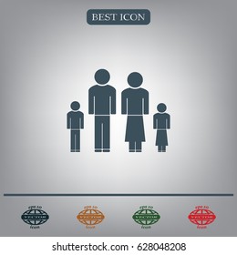 family, vector illustration