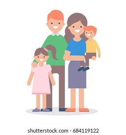 Family vector illustration