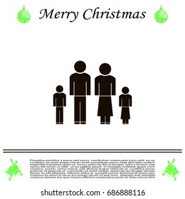 family, vector illustration