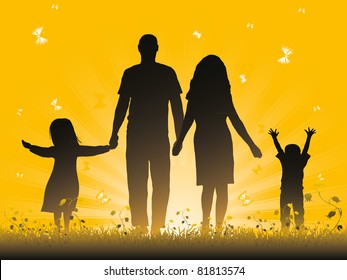 Family. Vector illustration