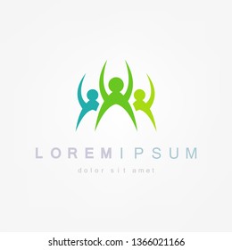 Family vector illustration. Eco concept