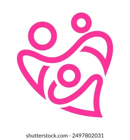 Family Vector Logo Design Template