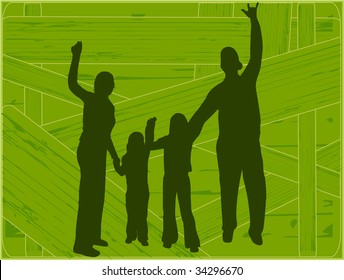 family - vector profiles