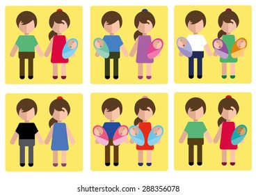 Family Vector Set