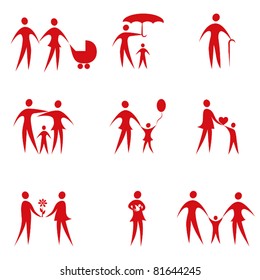 Family vector set